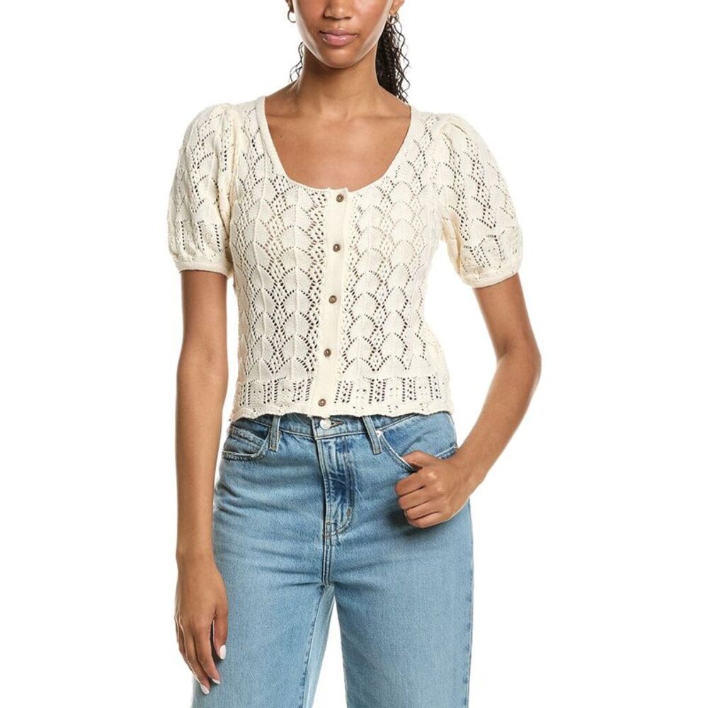 Ichi Womens  Ihdaffie Cardigan, White